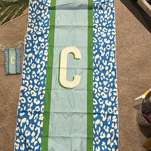 Blue and Green Patterned Bedding